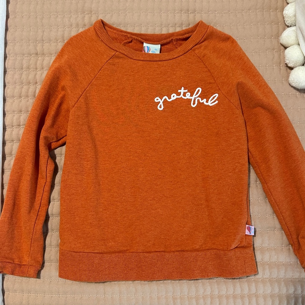 Copper Key Kids Orange Grateful Sweatshirt